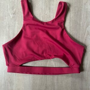 Cleo Harper Cherry Red Sports Bra